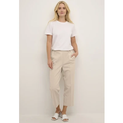 Abbildung von Kaffe Sakura Cropped Stoffhose, Damen, Größe: 36, Feather gray
