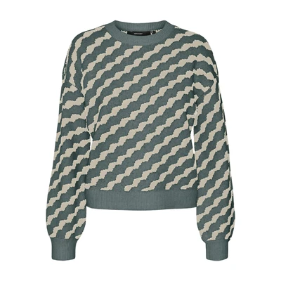 Abbildung von Vero Moda Rundhalspullover &quot;VMLARA LS O NECK PULLOVER GA BOO REP&quot;