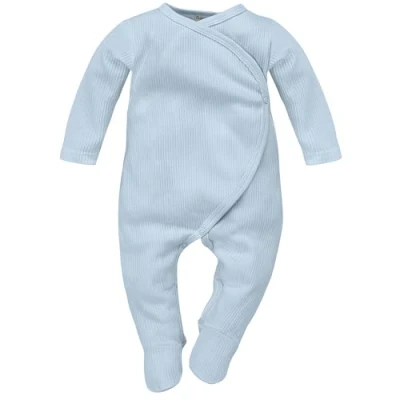 Abbildung von Pinokio Strampler Lovely Day, 100% Baumwolle, blau, gerippter, Jungen, Gr 50 68(68)