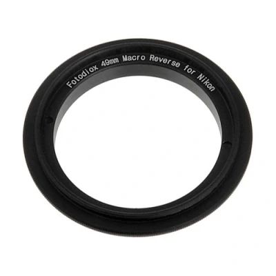 Abbildung von Fotodiox Macro Reverse Adapter Compatible with 49mm Filter Thread on Nikon F Mount Cameras