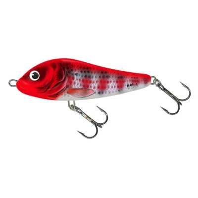 Abbildung von Salmo Rattlin Slider 11cm S HOLO RED HEAD STRIPER Jerkbait