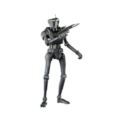Abbildung von Star Wars The Black Series New Republic Security Droid, 15 cm große Figur Mandalorian, für Kinder ab 4