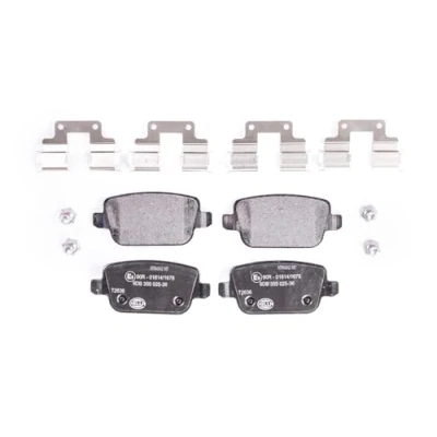 Abbildung von HELLA 8DB 355 025 361 Bremsbelagsatz nicht für Verschleißwarnanzeiger vorbereitet mit Bremssattelschrauben Zubehör VOLVO: V70 3, S80 II