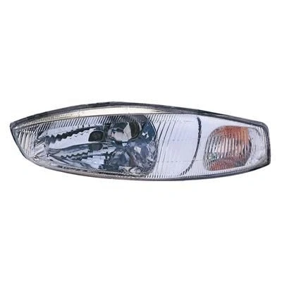 Abbildung von ABAKUS 214 1151L LD E Scheinwerfer links H4 glasklar mit Blinklicht für Rechtsverkehr P43t MITSUBISHI: COLT 5