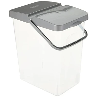 Abbildung von BranQ Home essential Universeller Behälter für Waschpulver und Aufbewahrung, Unibox mit Deckel, BPA frei, 10 L