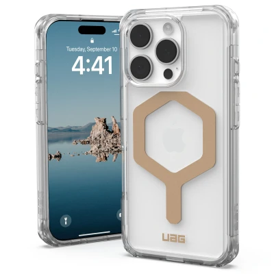 Abbildung von Apple iPhone 16 Pro Hülle MagSafe Kunststoff UAG Hard Case/Backcover Handyhülle Transparent Shockproof/Stoßfest