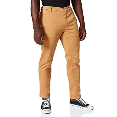 Abbildung von Replay Herren Chino Benni Regular Fit Hyperflex X Lite mit Stretch, Havana 325 (Beige), 40W / 34L
