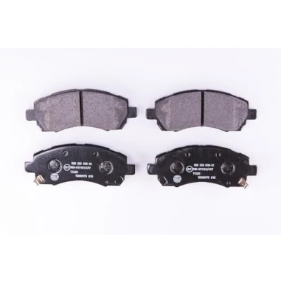 Abbildung von HELLA 8DB 355 010 121 Bremsbelagsatz mit akustischer Verschleißwarnung SUBARU: Impreza II Kombi, I Limousine, Legacy 3 Kombi