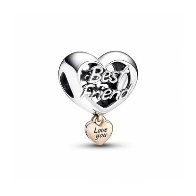Abbildung von Pandora Bead Charm Best Friend 782243C00 Silber