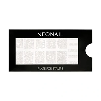 Abbildung von NEONAIL Stamping Plate 03 Platte Schablonen Nail Art Nageldesign Nagel Stempel Schablone French Nails Nagelkunst