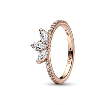 Abbildung von Pandora Sparkling Herbarium Cluster Ring, Damen, Größe: 58, Rose gold plated