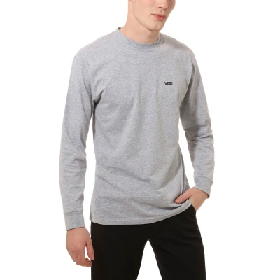 Abbildung von Vans LEFT Chest HIT Langarmshirt, Herren, Größe: XS, Athletic heather black