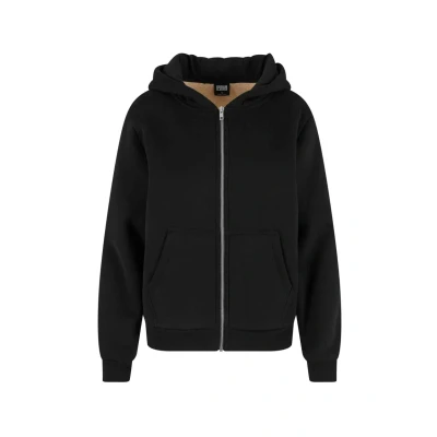 Abbildung von Urban Classics Bonded Sherpa Sweatjacke, Damen, Größe: 5XL, Black