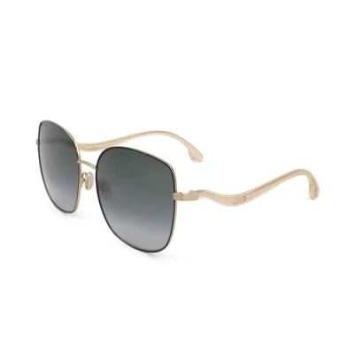 Abbildung von Sonnenbrillen Jimmy Choo MAMIE/S RHL GOLD BLACK 60/17/ WOMAN