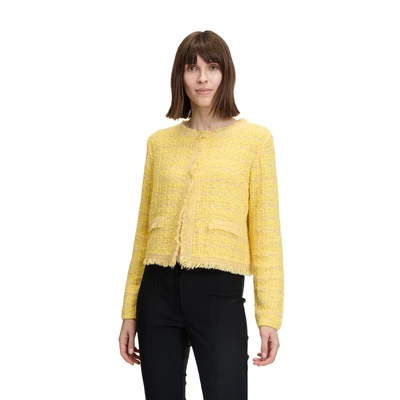Abbildung von Betty Barclay Strickjacke, Damen, Größe: 42, Patch yellow nature