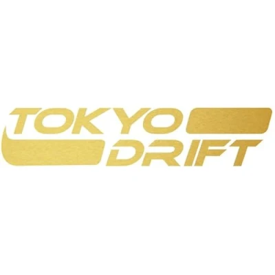 Abbildung von Tokyo Drift L 1150 (Gold metallic) // Sticker OEM JDM Style Aufkleber