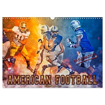 Abbildung von Faszination American Football (Wandkalender 2025 DIN A3 quer), CALVENDO Monatskalender