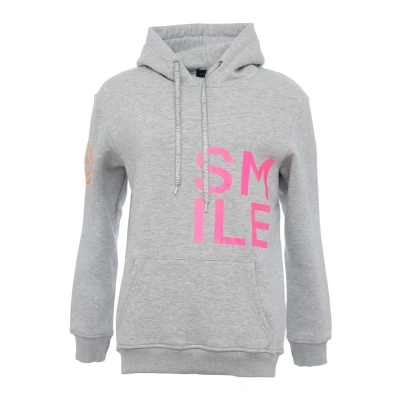 Abbildung von Zwillingsherz Alissa Kapuzenpullover, Damen, Größe: L/XL, Hellgrau