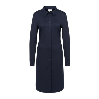 Abbildung von bugatti IN Legerer Optik Jerseykleid, Damen, Größe: 34, Marine