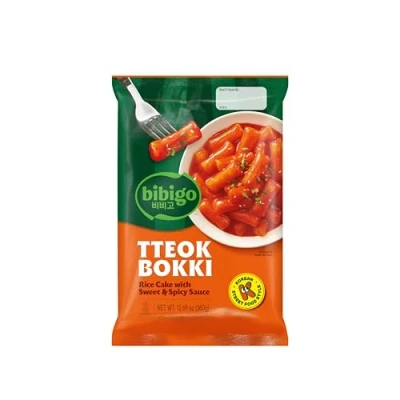 Abbildung von BIBIGO Tteokbokki Reiskuchen mit Sweet und Spicy Sauce 1 x 360 g