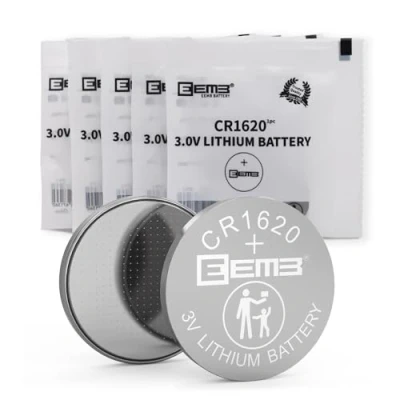 Abbildung von EEMB 5 Pack CR1620 Batterie 3V Lithium Knopf Münzzelle Batterien 1620 ECR11620 DL1620 für Uhr Schlüsselanhänger Taschenrechner Auto Fernbedienung Spiel Spielzeug