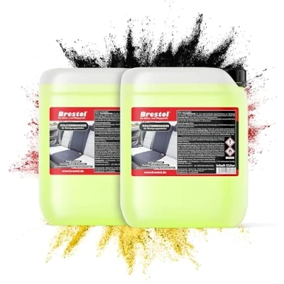 Abbildung von Brestol® Polsterreiniger für Reinigungspistolen 10 Liter gebrauchsfertig Teppichreiniger Stoffreiniger Stoffsitzereiniger Dachhimmelreiniger Textilreiniger Fussmattenreiniger Tornador