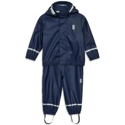 Abbildung von LEGO kidswear Regenanzug für Kinder, Größe: 104, Dark navy