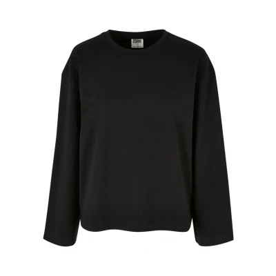 Abbildung von Urban Classics Langarmshirt, Damen, Größe: Large, Black