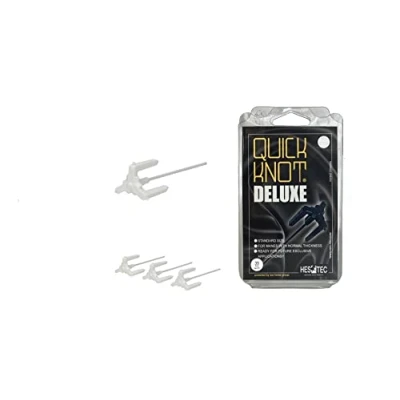 Abbildung von Quick Knot® Deluxe Mähnenklammer für Pferde Geeignet und Ponys Wiederverwendbar (Weiß, Standard)
