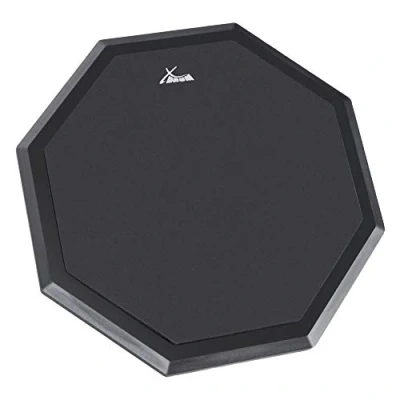 Abbildung von XDrum TF 8 TrueFeel Practice Pad 8&quot; (Übungspad, Trainingspad, Spezialgummi Oberfläche, sehr leise, Gewinde M8 für Stativ) schwarz