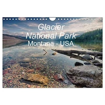 Abbildung von Glacier National Park Montana USA (Wandkalender 2025 DIN A4 quer), CALVENDO Monatskalender