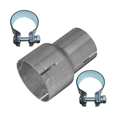 Abbildung von Abgasanlage Rohr Reduzierstück 45mm auf 60mm Auspuff Adapter Bandstahl Schellen Klemmstück Verbindungsstück Reduzierverbinder Reduzierung Reduktion Rohrverbinder Rohrreduzierung