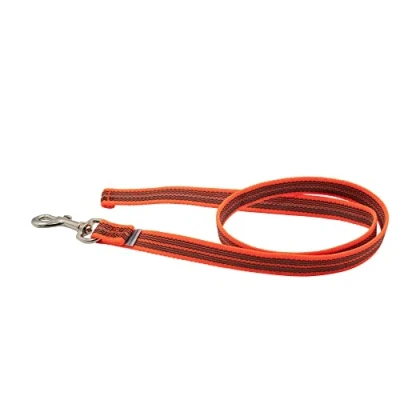 Abbildung von Gummierte Leine ohne Handschlaufe neon orange, 200 cm (2 m)