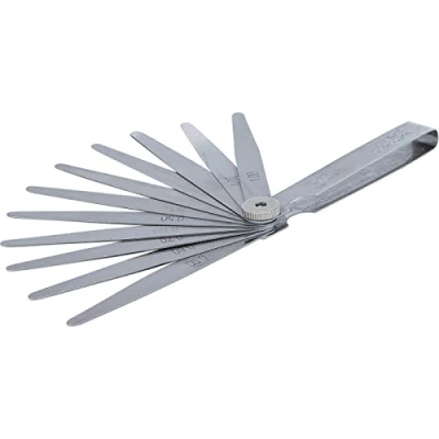 Abbildung von BGS 3082 Präzisions Fühlerlehren 13 Blatt metrisch 0,05 1,0 mm Länge 100 Fühlerlehre