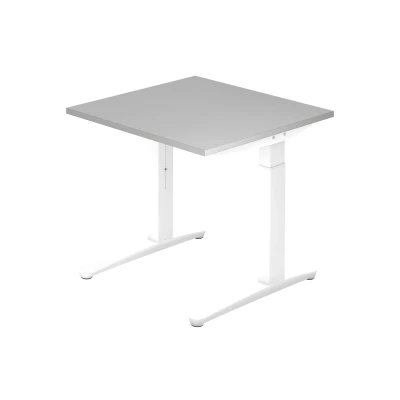 Abbildung von Hammerbacher Schreibtisch XB08 Grau/Weiß