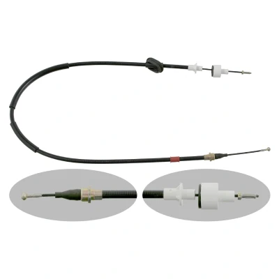 Abbildung von FEBI BILSTEIN 06236 Kupplungsseil FORD: Transit Mk3 Bus, Pritsche/Fahrgestell