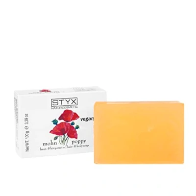 Abbildung von STYX Mohn Haar &amp; Körperseife 100g