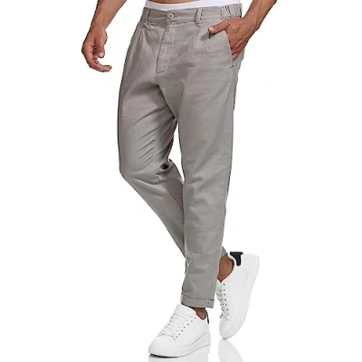 Abbildung von Indicode Jeans Cunningham Stoffhose, Herren, Größe: XL, Lt grey
