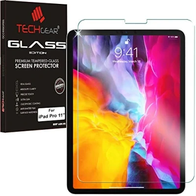 Abbildung von TECHGEAR Glas matt Displayschutz iPad Pro 11 2022/2021/2020, Air 5, 4 schutzfolie Matt, Blendschutz, Gehärtetes Glass Kompatibel mit (4. 3. 2. Generation)