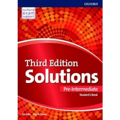 Abbildung von Solutions: Pre Intermediate: Student&#039;s Book: Leading the way to success