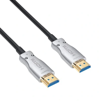 Abbildung von AKYGA AK HD 400L optisches HDMI kabel AOC 48Gb/s 8K@60Hz 4K@120Hz ver. 2.1 40m schwarz Ethernet TV PS5 Xbox Beamer Heimkino PC