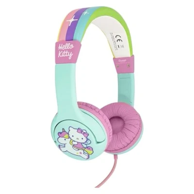 Abbildung von OTL Technologies HK0760 Kids Headphones Hello Kitty Rainbow Wired for Ages 3 to 7 Years