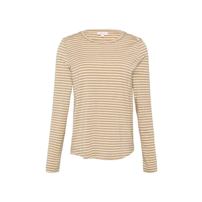 Abbildung von s.Oliver Langarmshirt, Damen, Größe: 32, Hellbraun