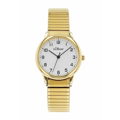 Abbildung von s.Oliver Quarzuhr Uhr, Damen, Größe: One Size, Gold