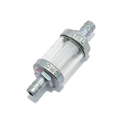 Abbildung von Benzinfilter O.M.G., massive Metallausführung 8mm Anschluss, passend für MZ Modelle
