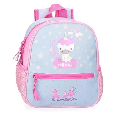 Abbildung von Roll Road I Am a Unicorn Vorschulrucksack, blau, 23 x 25 10 cm, Polyester, 5,75 l, Vorschule Rucksack