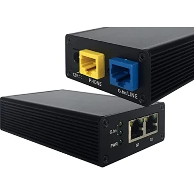 Abbildung von GIGA Copper G.hn Wave2 Modem Gigabit Ethernet über Telefonkabel,1500 Mbit/s, Latenz