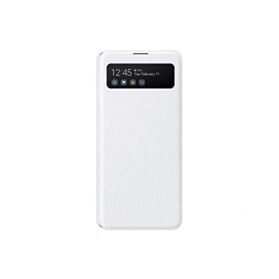 Abbildung von Samsung Galaxy A41 Hülle Kunststoff Klapphülle Handyhülle Weiß