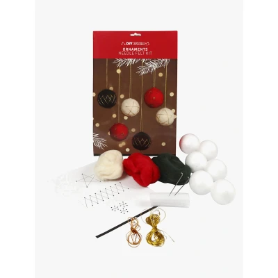Abbildung von Creativ Company Bastelset Weihnachstkugeln