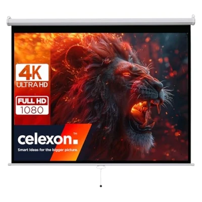 Abbildung von Celexon basic line Rolloleinwand (200 x 150cm, 4:3, Gain 1,5)